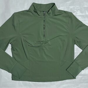 AVIA Green Zip Up Active Top